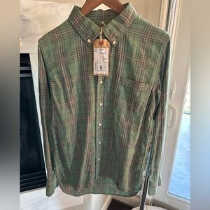 Plaid, Flannel Shirt by Remi Relief The Golden State NWT